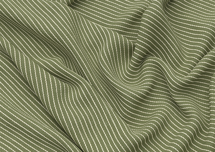 Montierre Stripe, Rainwashed Green - Roman Blind - Image 4